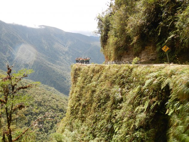 Death Road fietsen in Bolivia