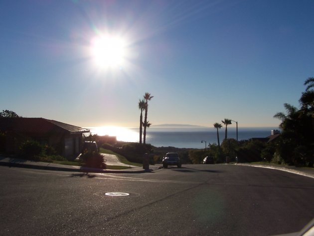 Malibu, zicht op Santa Catalina Island