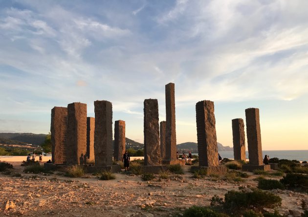 Bijzondere zonnewijzer op Ibiza