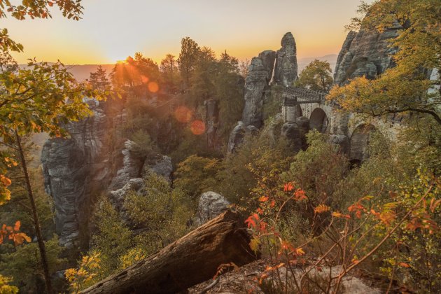 Herfst in de Sächsische Schweiz