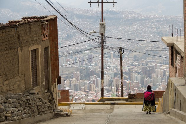 Uitzicht over La Paz