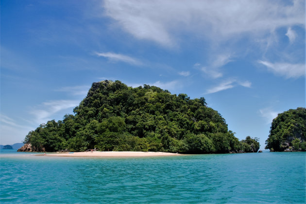 Peddelen bij Phang Nga