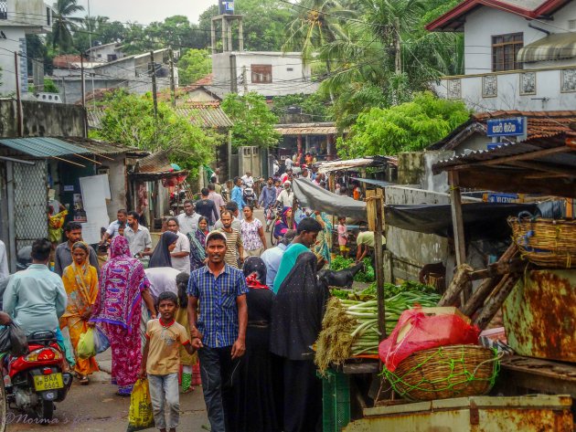 De markt in Bentota