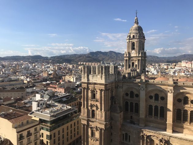 Mooi uitzicht over Malaga