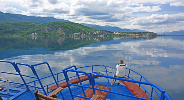 Het meer van Ohrid