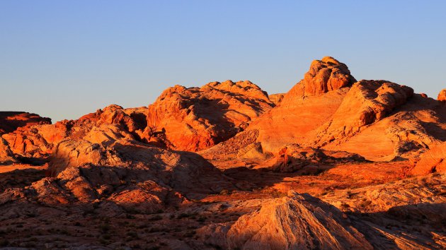 Valley of fire zonsondergang