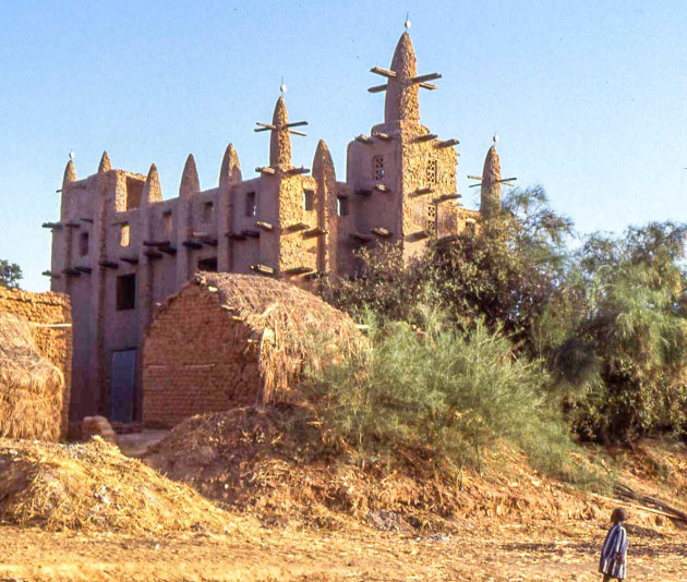 Bozo vissersdorpje tegenover Mopti