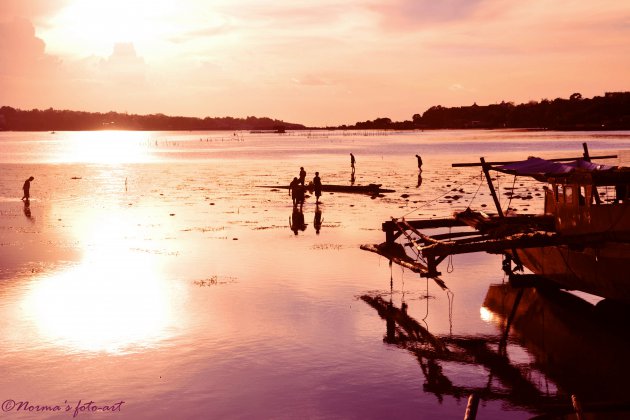 Zonsondergang op Panglao