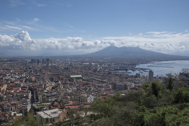 View over the Bay of Napels