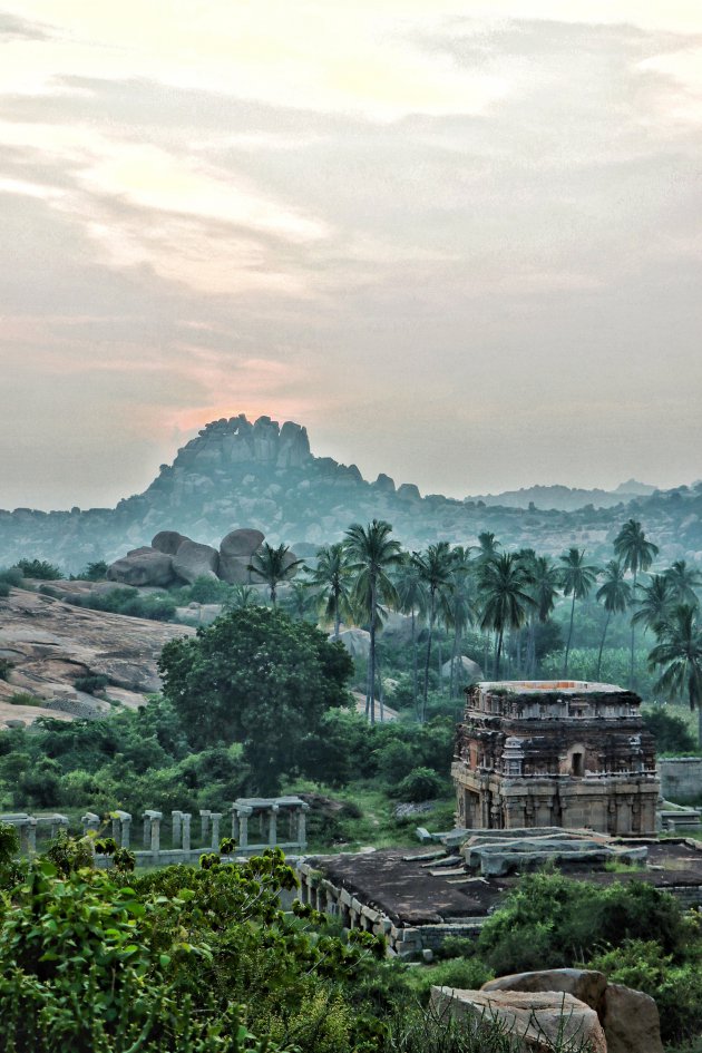 Up the hill in Hampi