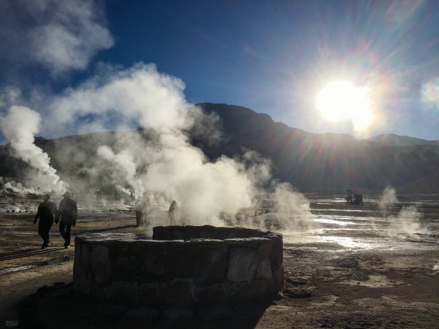 El Tatio geisers: ga vroeg in de ochtend