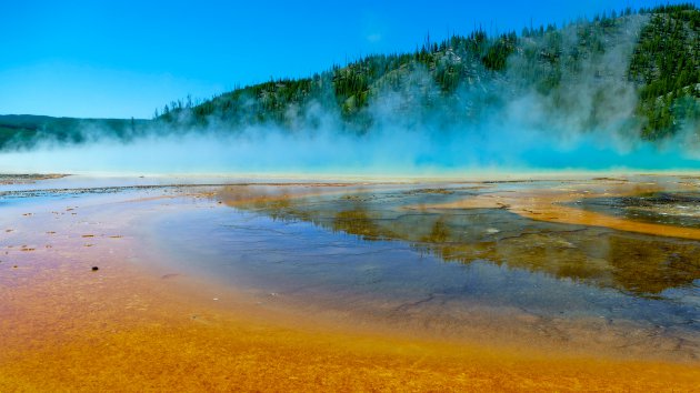 Vulkanische activiteit in Yellowstone