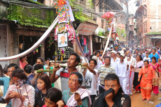 Gai Jatra in Bhaktapur