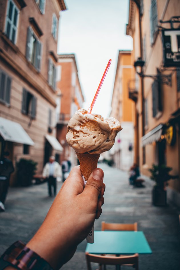 Gelato eten in Modena