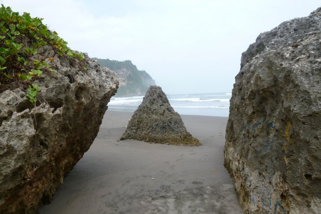 Strand bij yogyakarta