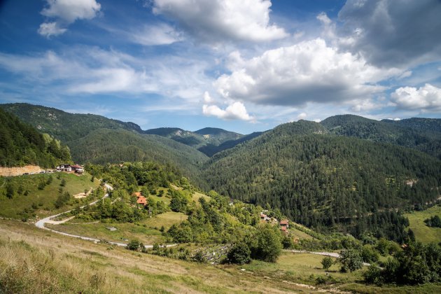 Het Taragebergte in Servie.