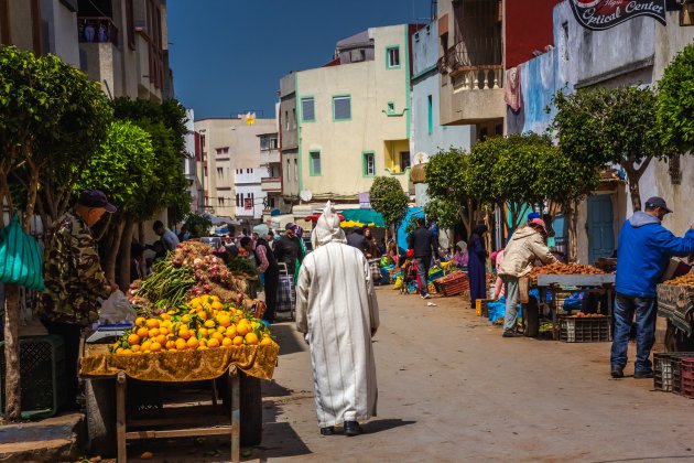 Elke dag markt in Asilah.