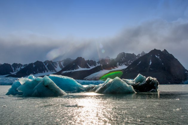 Spitsbergen in tegenlicht