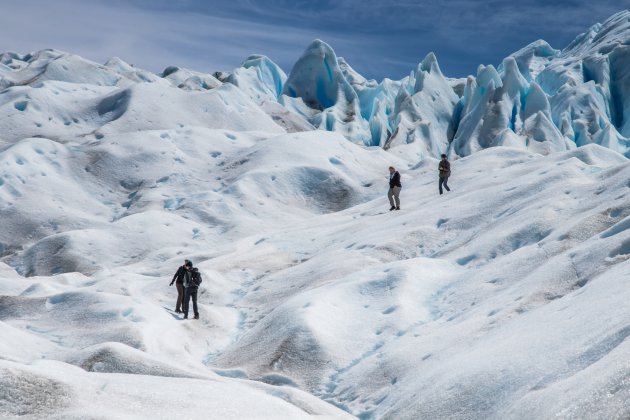Wandelen over de Perito Moreno Gletsjer