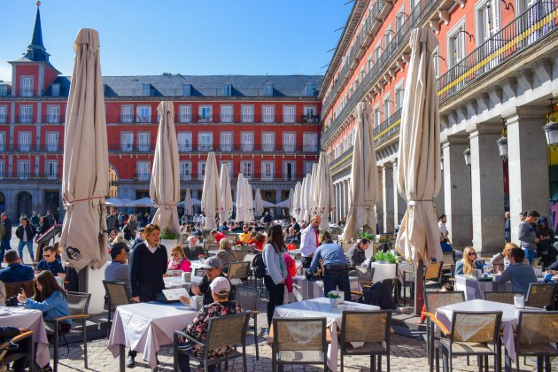 Gastronomie op het Playa Mayor