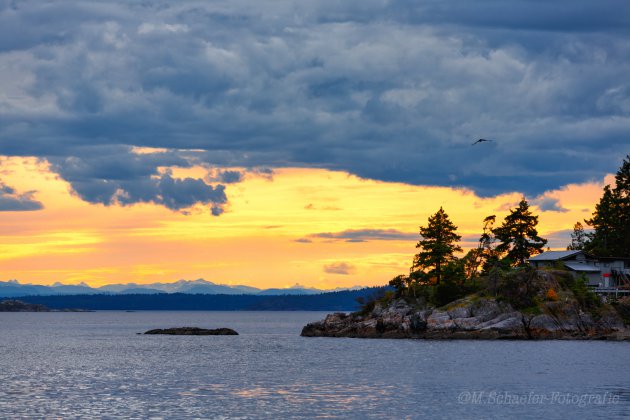 Zonsondergang Canada