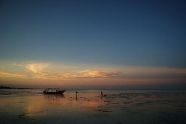 Aan het werk in de wateren van Zanzibar