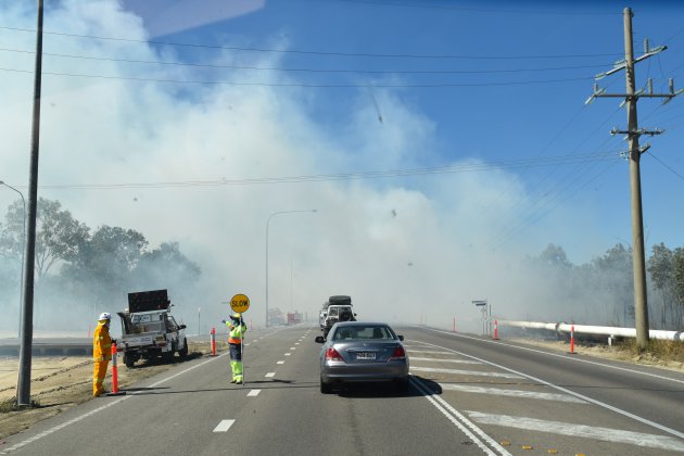 Preventieve bosbrand Australië