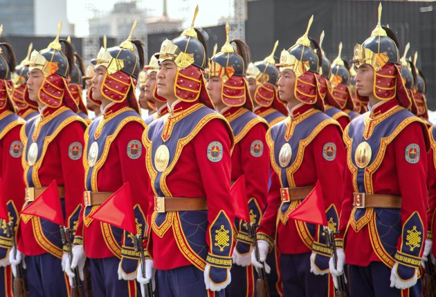 De dag voor het Naadam festival