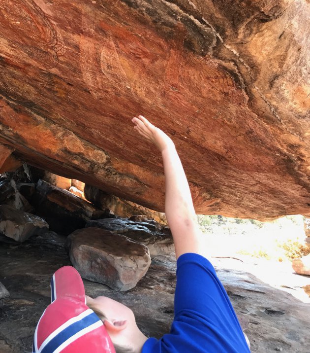 Rotstekeningen in Kakadu NP