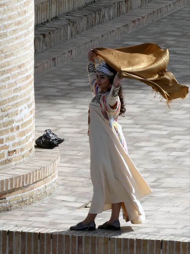 Traditionele bruids kleding.
