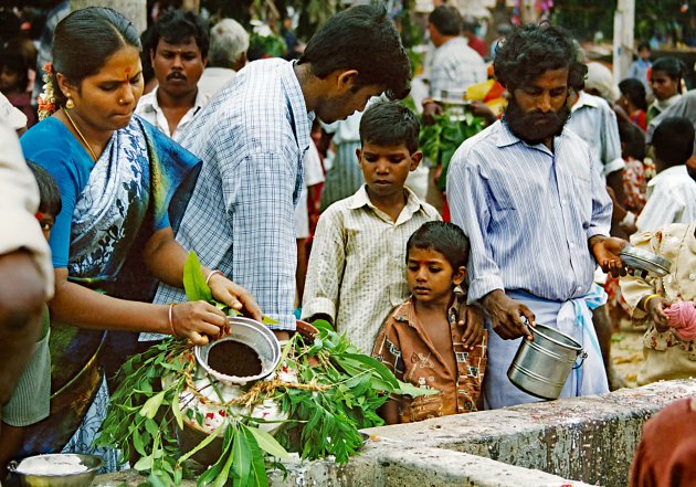 Dorpsfeest in Tamil Nadu