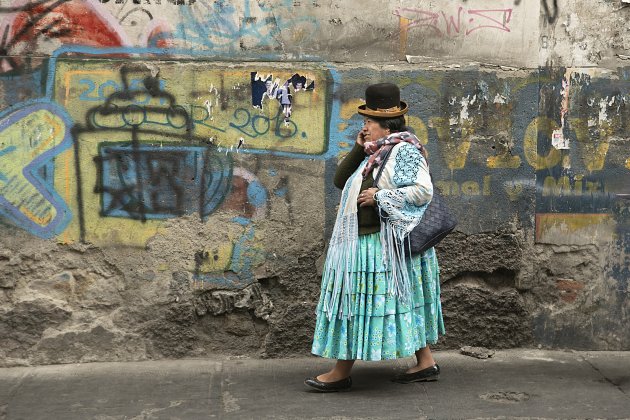 La Paz Bolivia Streetlife