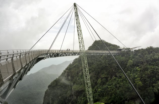 Empty sky-bridge Langkawi