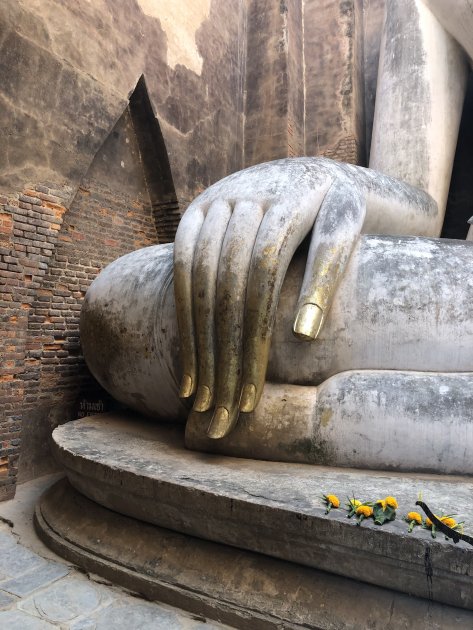 Imposante vingers van Boeddha