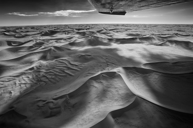 Namibië Swakopmund vlucht over de Namibwoestijn