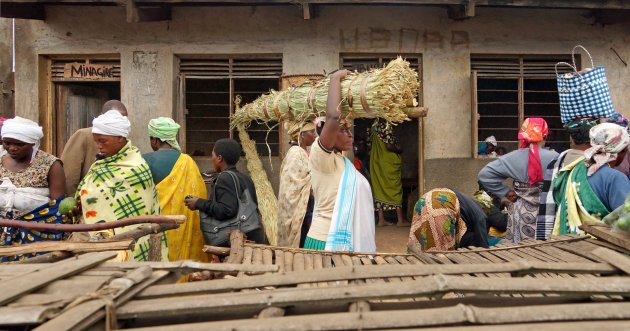 Inkopen doen in Kisoro