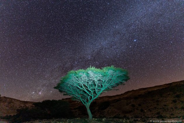 Sterrenhemel boven Oman