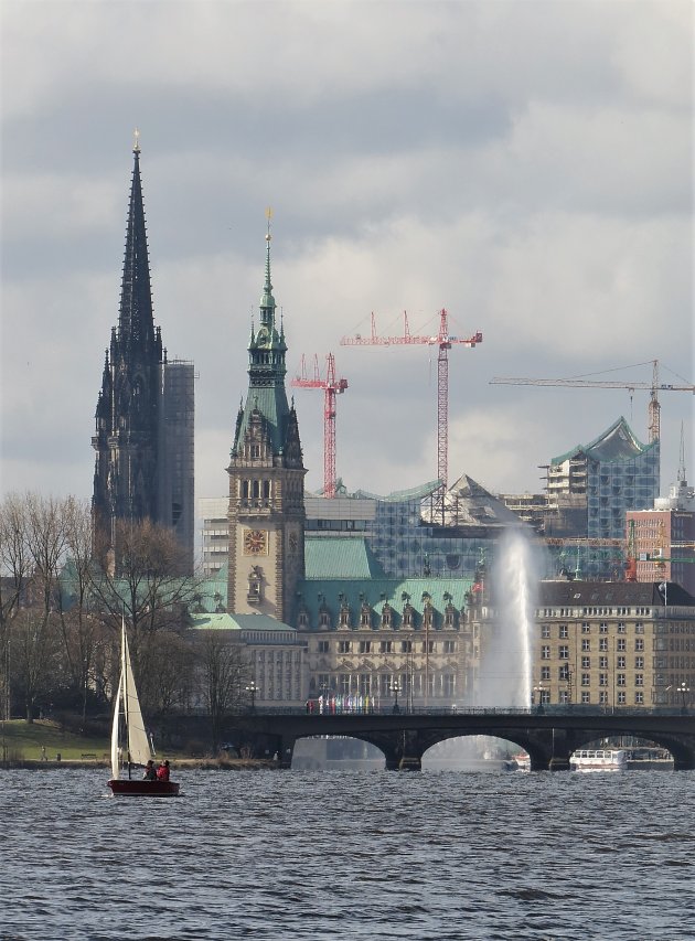 Varen op de Außenalster