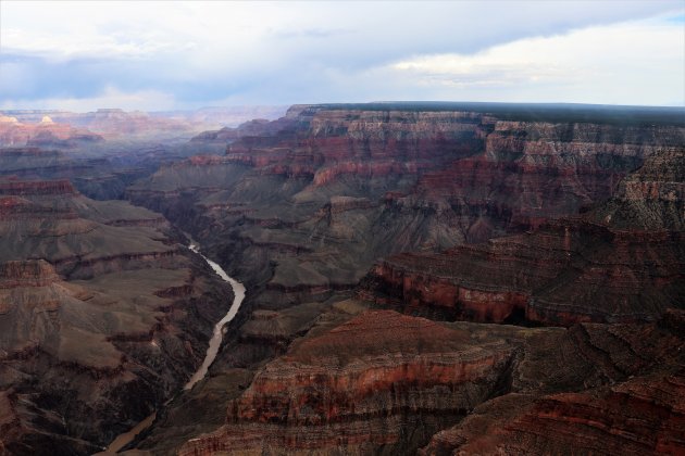 boven de Grand Canyon