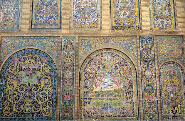 Golestan's keramische muur