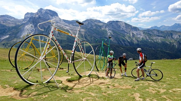 Op de fiets de Cols beklimmen