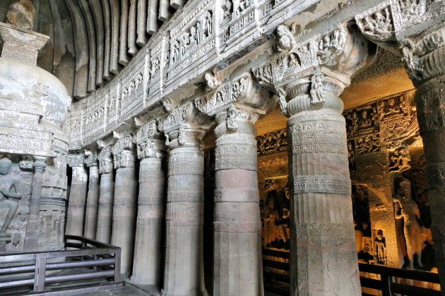 Boeddhistische grottempels in Ajanta