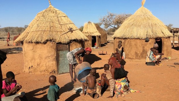 Ontbijt van de Himba's