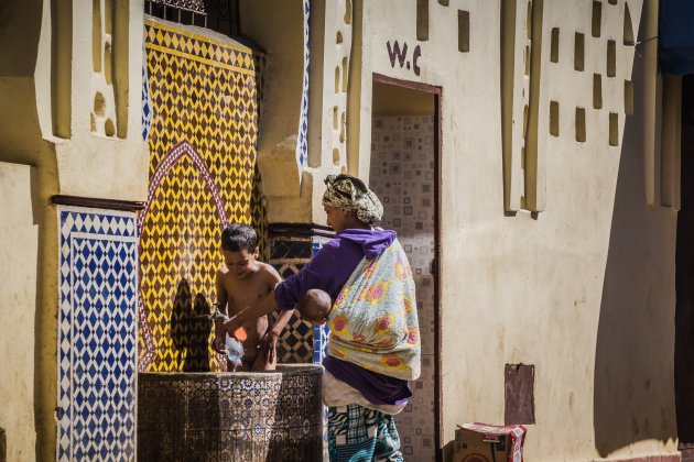 Afkoelen in Meknes