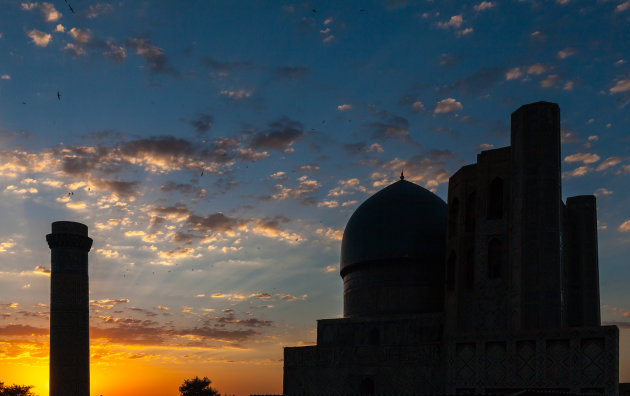 Zonsondergangin Samarkand