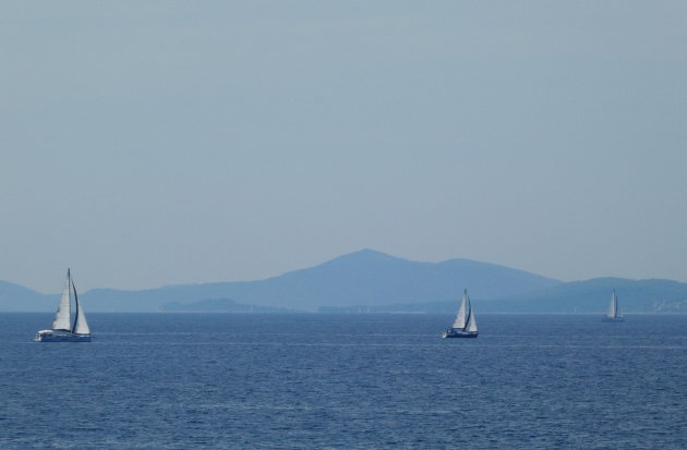 Op de ferry naar Hvar