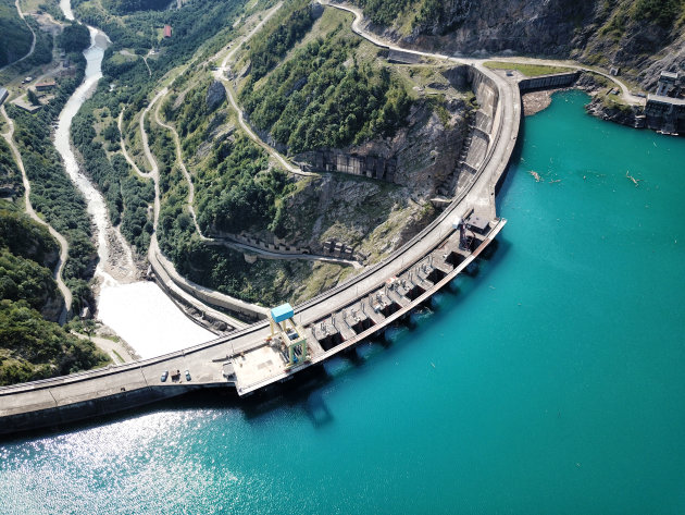 Enguri Dam in Georgië