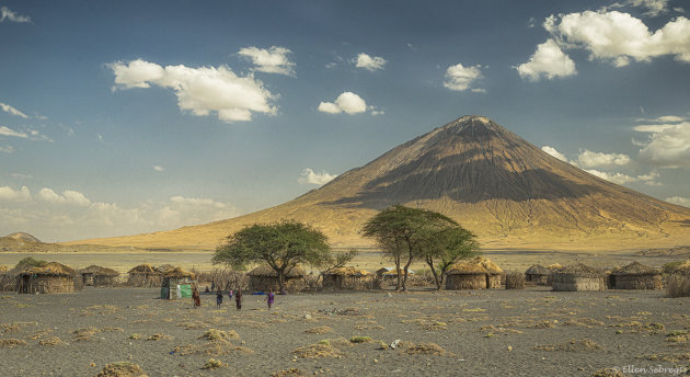 Masai bij Lake Natron