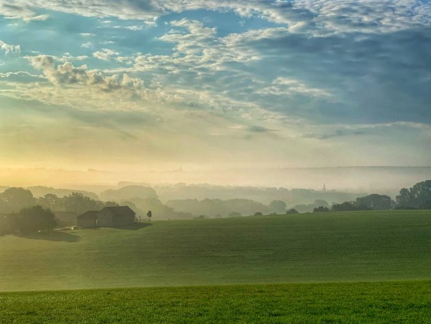 Zuid-Limburg vroeg in de ochtend