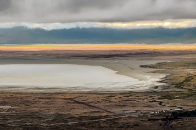 Ngorongoro: ga vroeg de krater in